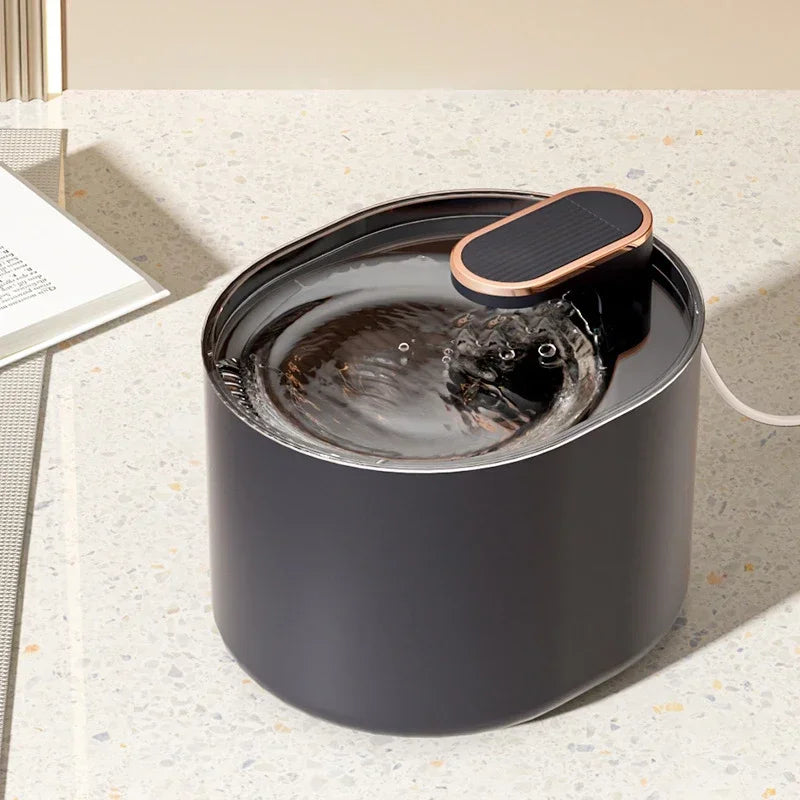 3L Automatic Pet Drinking Fountain - Quiet USB Water Feeder for Cats and Dogs with Filtered Dispensing System