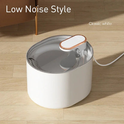 3L Automatic Pet Drinking Fountain - Quiet USB Water Feeder for Cats and Dogs with Filtered Dispensing System