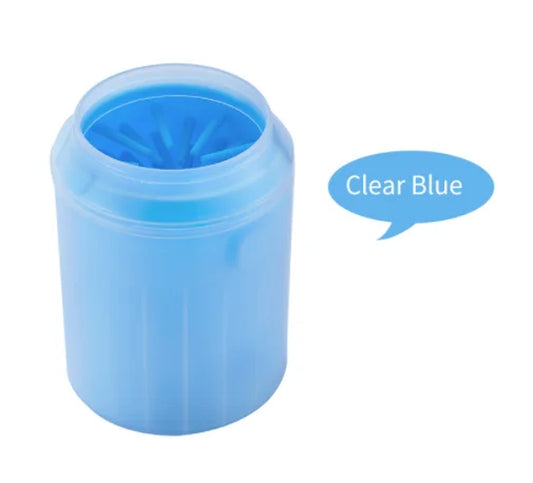 Outdoor Portable Pet Dog Paw Cleaner Cup Soft Silicone Foot Washer Clean Dog Paws One Click Manual Quick Feet Wash Cleaner
