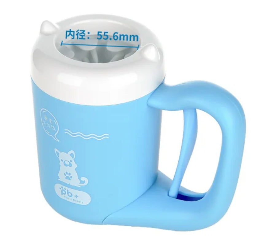 Outdoor Portable Pet Dog Paw Cleaner Cup Soft Silicone Foot Washer Clean Dog Paws One Click Manual Quick Feet Wash Cleaner