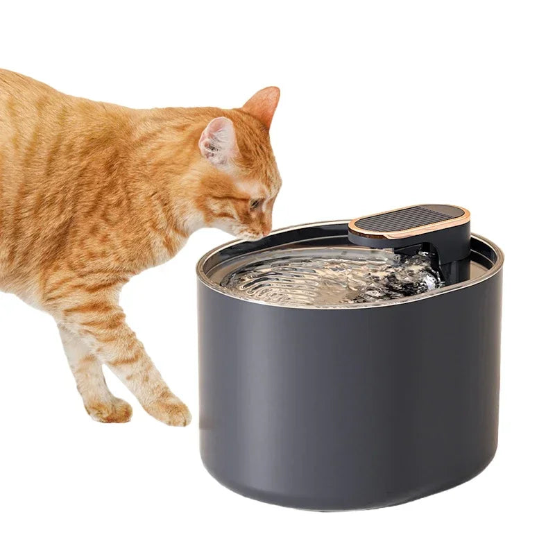 3L Automatic Pet Drinking Fountain - Quiet USB Water Feeder for Cats and Dogs with Filtered Dispensing System