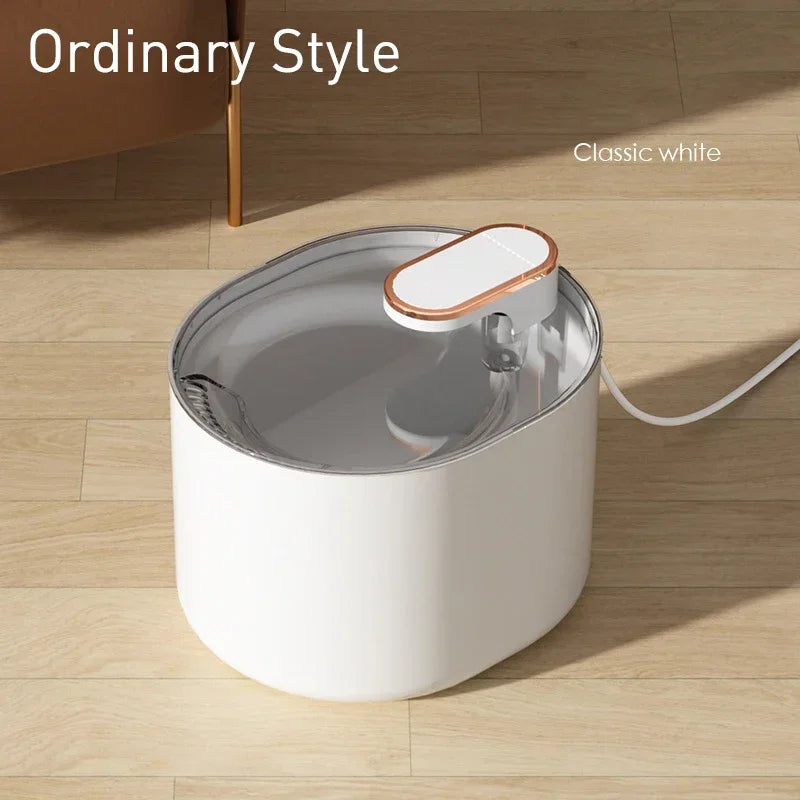 3L Automatic Pet Drinking Fountain - Quiet USB Water Feeder for Cats and Dogs with Filtered Dispensing System